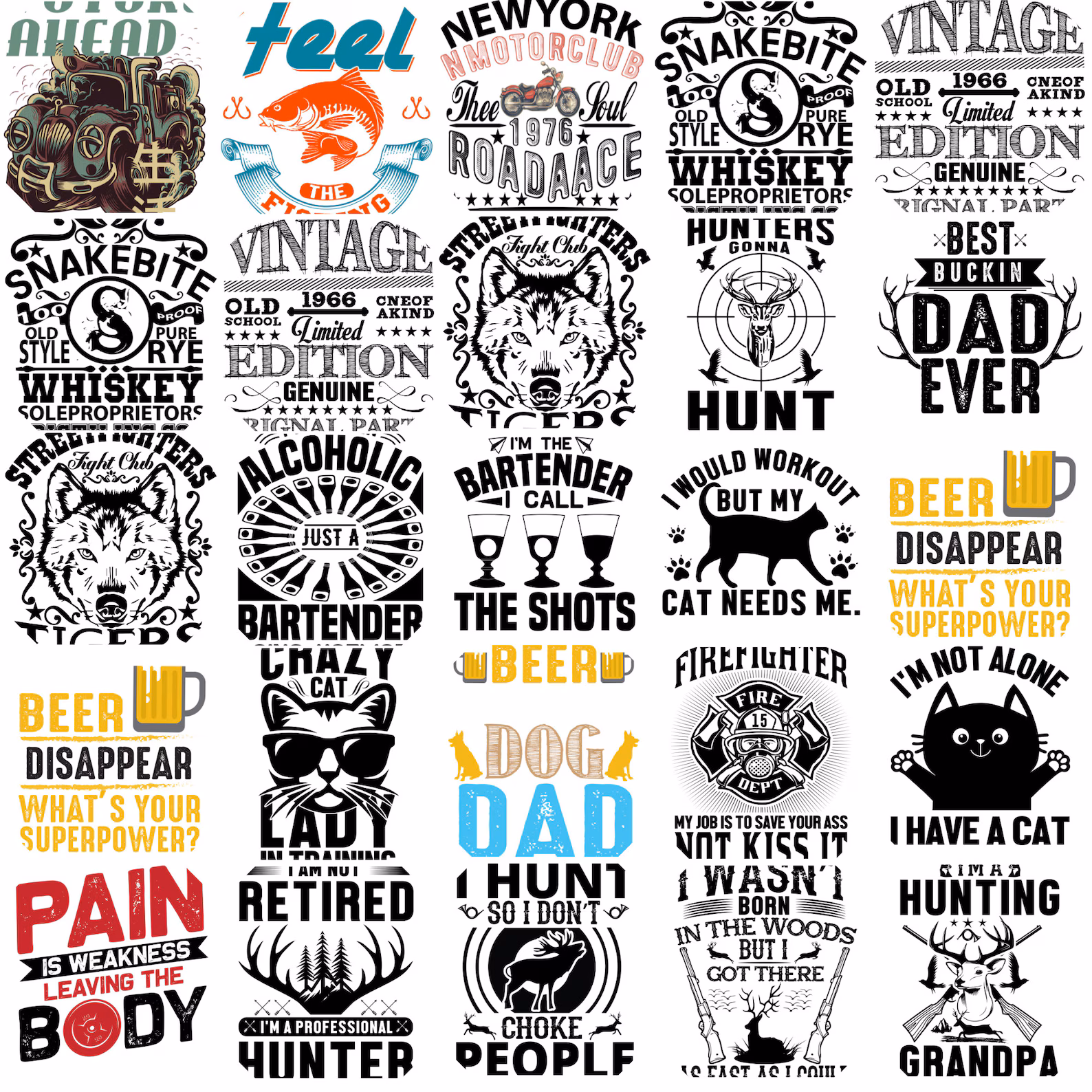T-Shirt Design Vault: 10000+ Creative Designs - Image 5